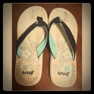 Reef Teal & Brown Sandal