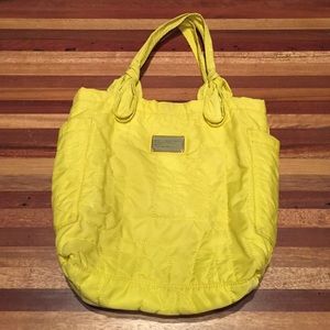 Small Yellow Nylon Marc Jacobs Tote