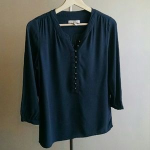 Banana Republic Navy Blouse SP