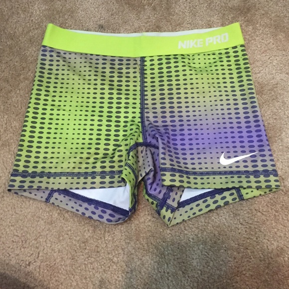 Patterned Nike Pros. Size: S
