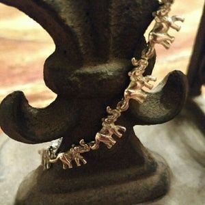 Sterling Silver Elephant Bracelet
