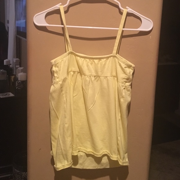 Justice yellow top with ruffles - Picture 2 of 3