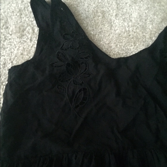 Black sun dress
