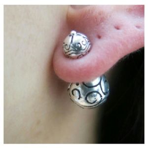 New- Silver Earring Jackets
