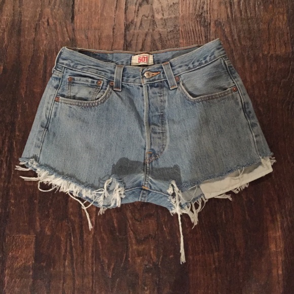 Handcrafted vintage Levi's 505 shorts size 26