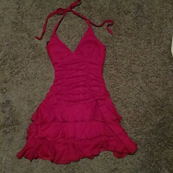 Red Spanish style salsa dress