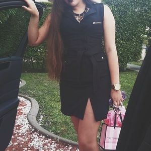 Button up dress