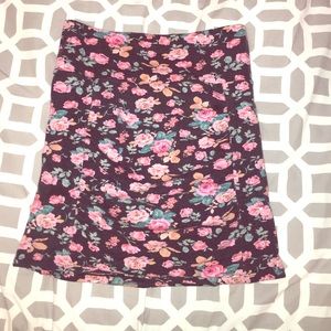 Free people body con floral skirt great for summer