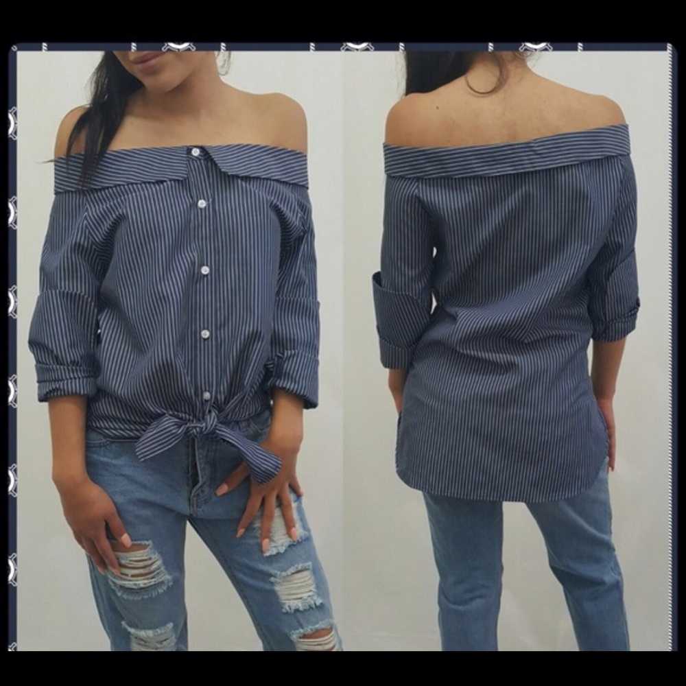 HP Sailor Me Off Shoulder Top - Picture 4 of 8