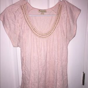 Baby pink blouse