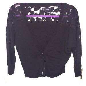 Black cardigan