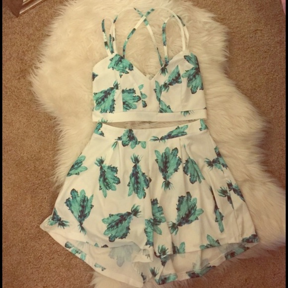 2 piece set romper