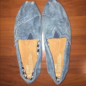 Teal corduroy Tom's