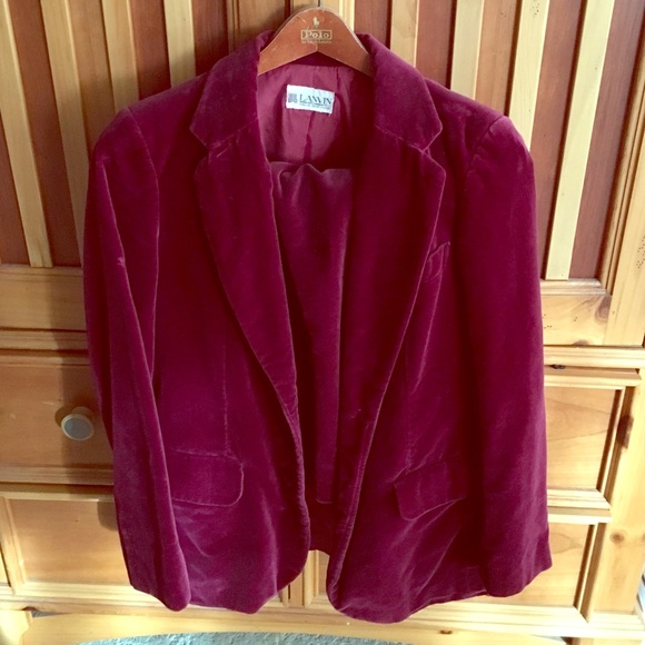 Vintage Lanvin blazer and skirt set