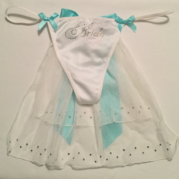 Victoria's Secret Bride Panties with Snap off Veil