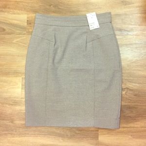 NWT gray pencil skirt.