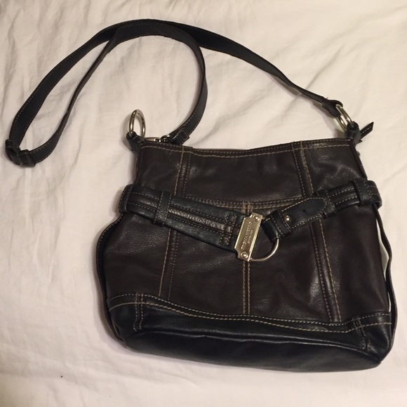 Brown and black Tiganello purse