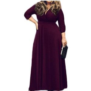Plus size maxi dress