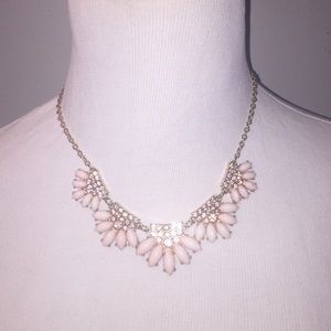Pink statement necklace