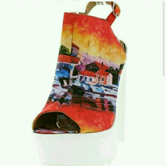 Venetian  Lug heel  shoe