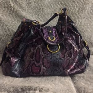 Purple big Buddha bag