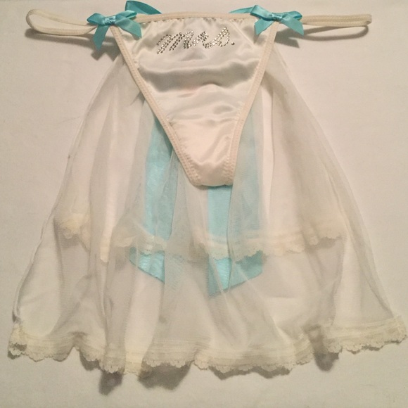 Victoria's Secret Mrs Panties with detachable Veil
