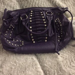 Large purple bag