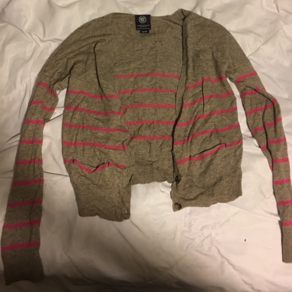 Striped cardigan