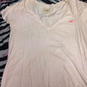 Hollister neon colored shirt