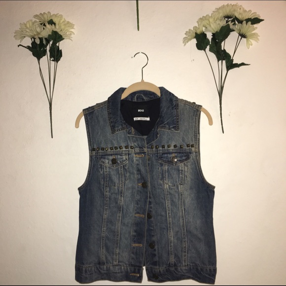 Denim BDG studded vest