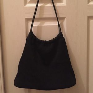 New black the Sak crochet bag