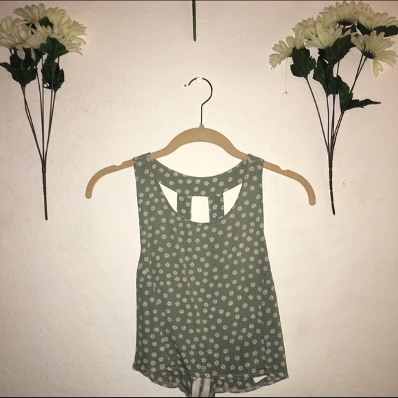 BRANDY MELVILLE Cropped Open Back Top