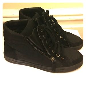 Chanel high top sneakers