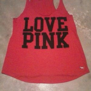 Love pink sleep tank