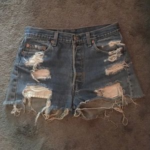 High Waisted Levi Shorts