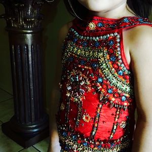 Girl 2/3 t handmade top