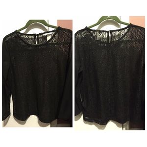 Super cute see through sweater.