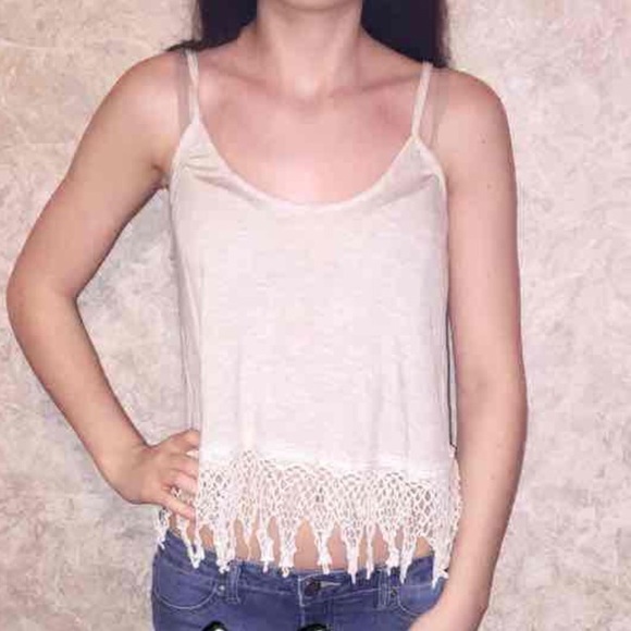 Fringe Crochet Tank
