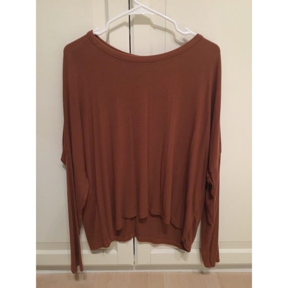 ✖️RESERVED✖️ Brandy Burnt Orange Long Sleeve
