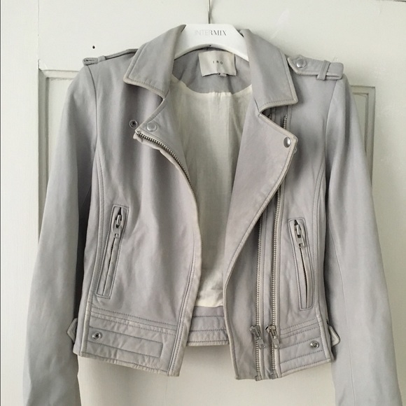 IRO LEATHER JACKET SIZE 38