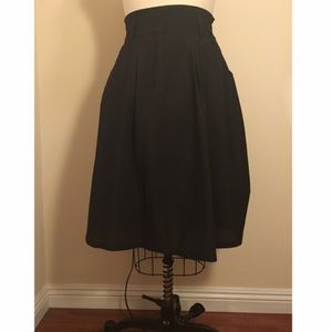 A-Line Midi Skirt