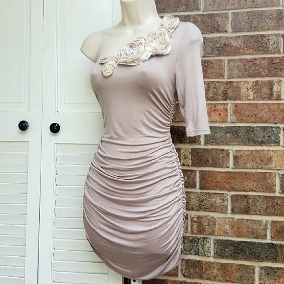ʀᴜᴇ 21 | dusty rose one shoulder dress - Picture 4 of 4
