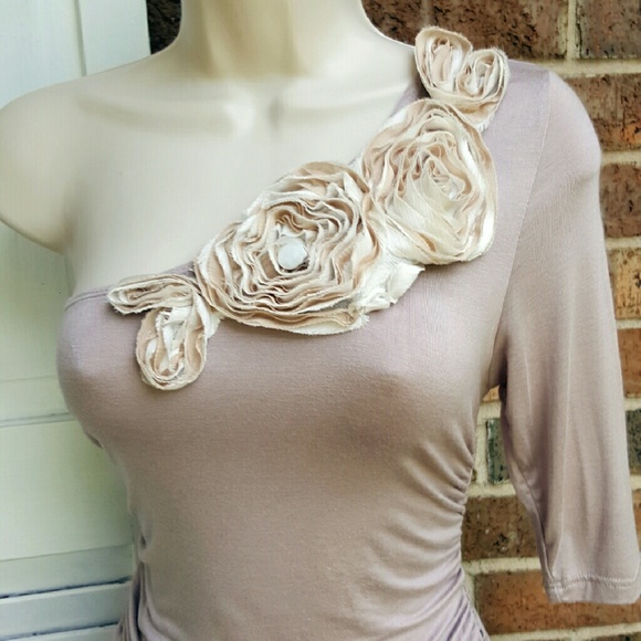 ʀᴜᴇ 21 | dusty rose one shoulder dress - Picture 3 of 4