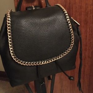 BRAND NEW✨black & gold Rebecca Minkoff backpack