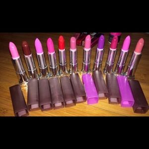 Maybelline matte lipsticks