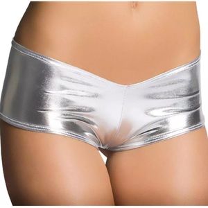 Metallic booty shorts