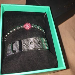 New Rustic Cuff Silver Stack Bracelet Set