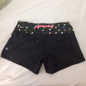 Lululemon speed shorts size 2