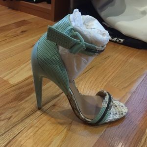 LAMB ankle strap sandal.