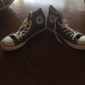 GREAT CONDITION NAVY HIGHTOP CONVERESE💙💙💙